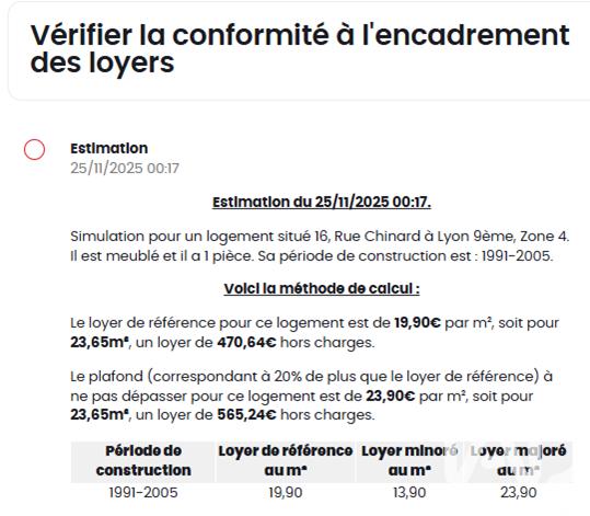 Appartement à vendre 1 pièce 24 m² Lyon 9