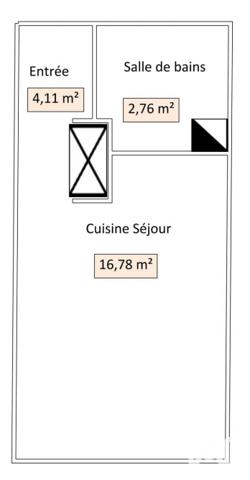 Appartement à vendre 1 pièce 24 m² Lyon 9