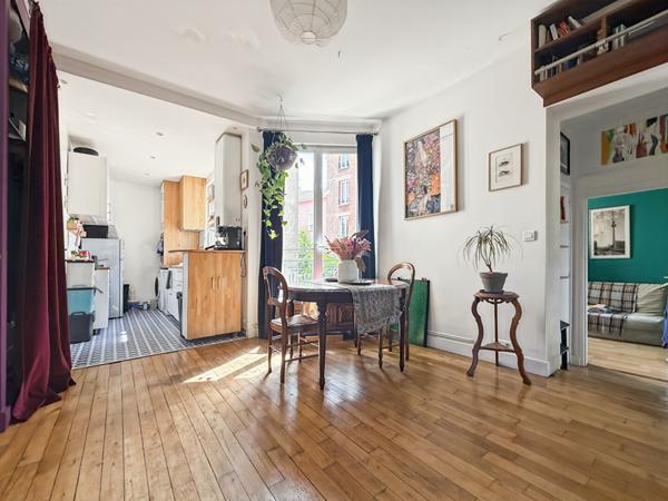 Appartement Montreuil 3 pièce(s) 65,63 m2 avec grenier au dessus et  cave