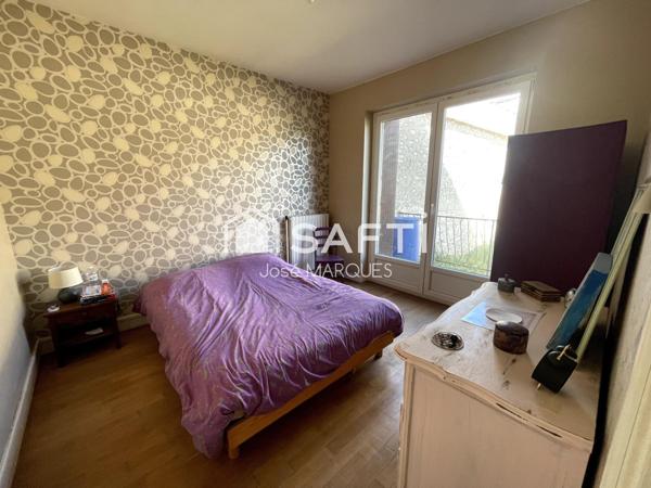 Maison en pierre étage 5P 122m² vie de plain-pied