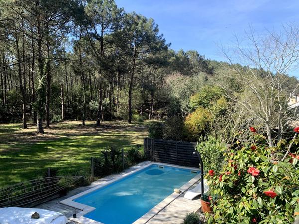 Maison avec piscine + appartement, proche du lac,