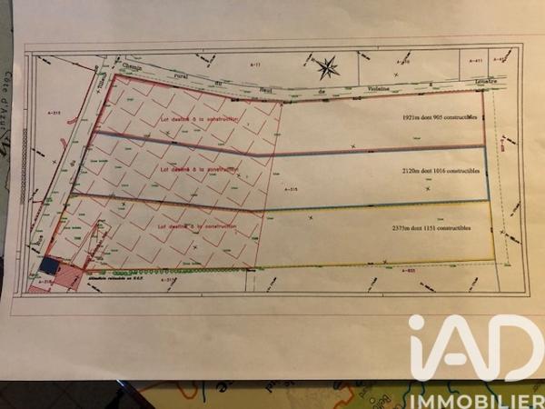 Terrain à vendre 6 513 m² Louâtre