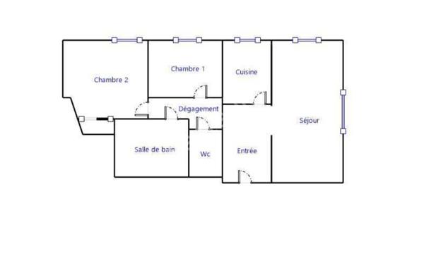 Appartement T3 - Grande Terrasse - Cave - Proche Tramway - Lyon 3