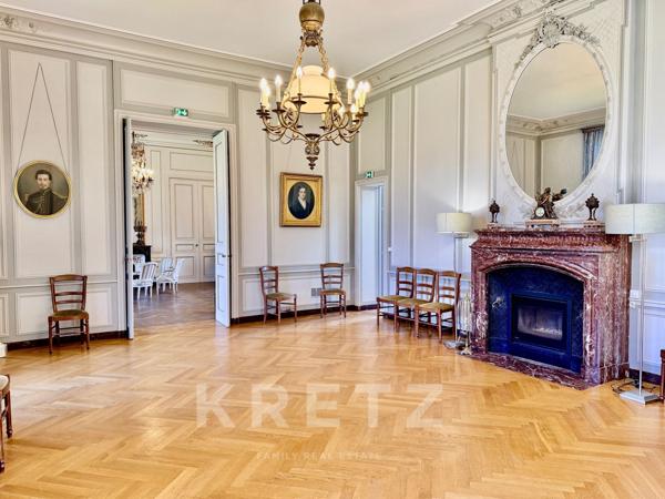 Château XIXe siècle sur 39ha avec Orangerie commerciale 50 couchages.