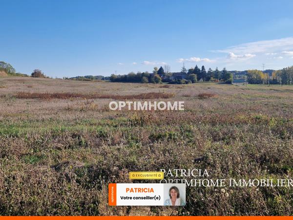 Terrain de 1 405,00 m² MONTETON (47)
