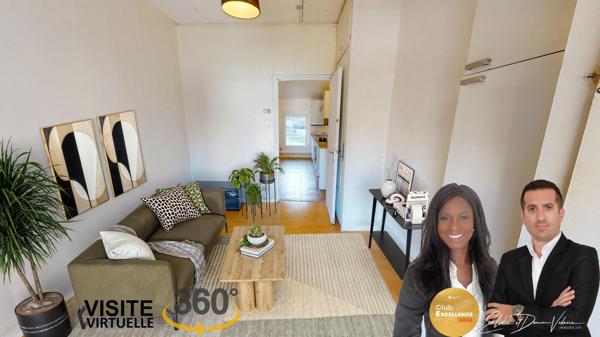 Appartement  T2 37m² - Dernier étage avec stationnement et cave