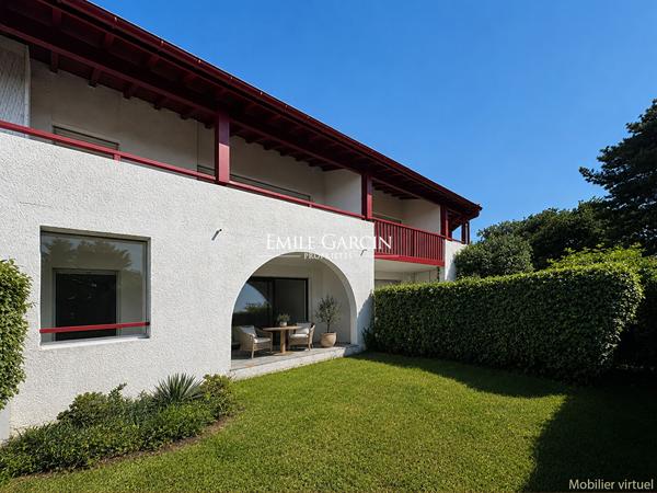À vendre - Appartement - Ciboure Bordagain - Terrasse, jardin et piscine