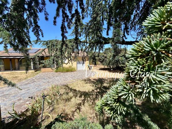 Propriété de 162m2 sur un terrain de 3950m2 avec piscine et doubles garages