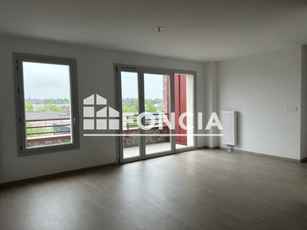 Location Appartement 3 pièces 65.28 m² - RESIDENCE AU FIL DE L'EAU - 31 RUE ERNEST MACAREZ PORTE C304 Valenciennes 59300