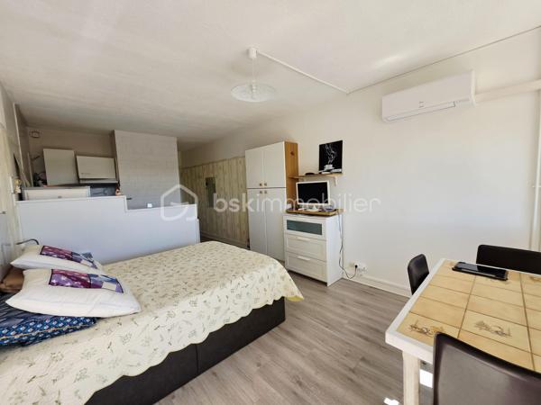 Valenti Victor vous propose en exclusivité - Ce bel appartement entièrement rénové, lumineux et parfaitement agencé situé au 3ème étage (avec ascenseur) en plein centre-ville d'une résidence calme et bien entretenue. Il se compose comme suit : 

- Un séjour climatisé, une cuisine équipée et aménagée
- Une salle d'eau avec wc
- Un agréable balcon permettant de profiter des beaux jours

Que ce soit pour une résidence principale, secondaire ou un investissement locatif ce bien saura pleinement répondre à vos attentes

La toiture et la façade de la résidence ont été refaits récemment

De nombreuses places de stationnements gratuites sont à proximité du logement notamment un grand parking au pied de la résidence

Une visite s'impose