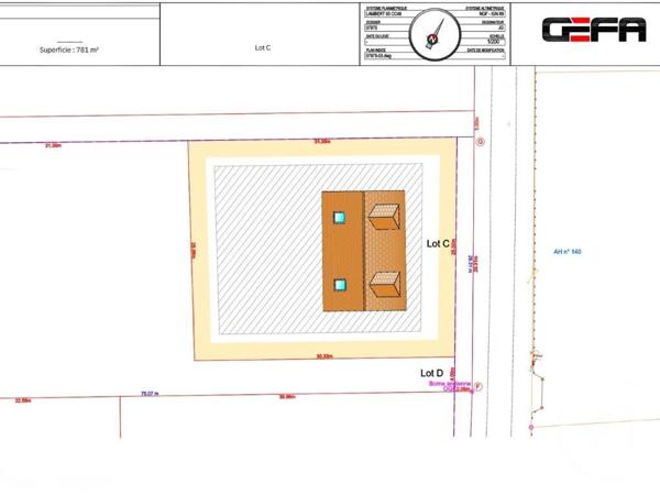 Terrain à vendre  781 m2 NOGENT LE ROI - 28