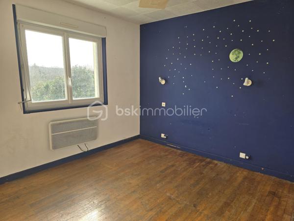 TROP TARD déjà sous offre acceptée....
Maison de 90 m2 comprenant 3 chambres avec parquet véritable, une cuisine, un séjour lumineux, une salle d'eau et un WC séparé. Menuiseries en PVC avec double vitrage,  chauffage électrique et cumulus. La maison est raccordée au tout-à-l'égout (raccordement cuisine à terminer). Implantée sur un terrain de 735m2, cette maison avec jardin est à proximité des services et commerces. maison fonctionnelle avec garage, pièce de rangement et buanderie.