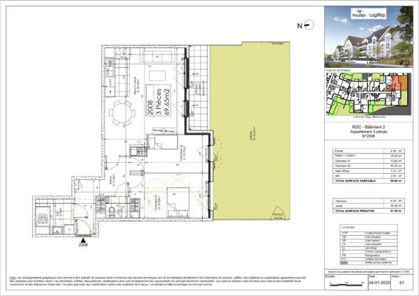 Appartement à louer à Osny (95520)