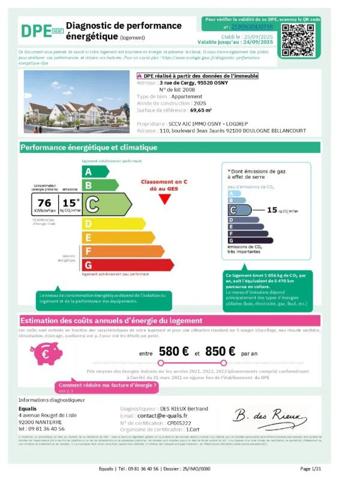 Appartement à louer à Osny (95520)