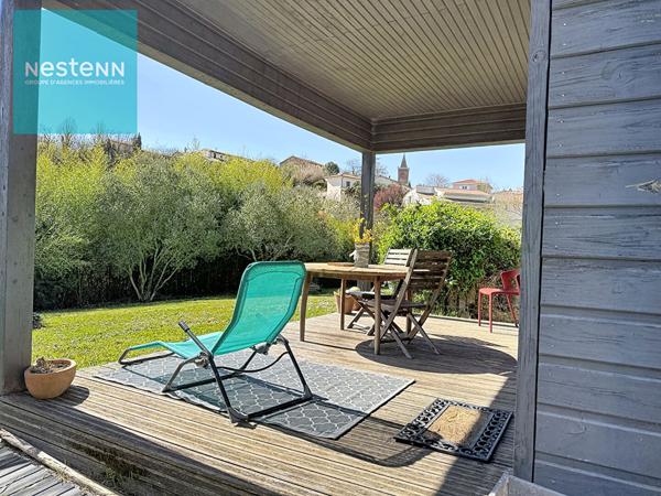 Maison à vendre 147 m2 et jardin de 1100 m2 à Saint Leon 31560 avec vue.