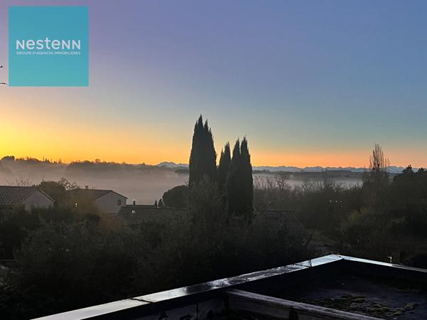 Maison à vendre 147 m2 et jardin de 1100 m2 à Saint Leon 31560 avec vue.