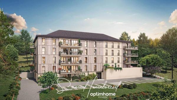 Appartement T4 neuf avec terrasse de 57 m² et vue Basilique – Lisieux (14100)