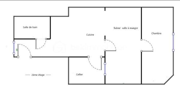 Appartement de 60,60 m²
