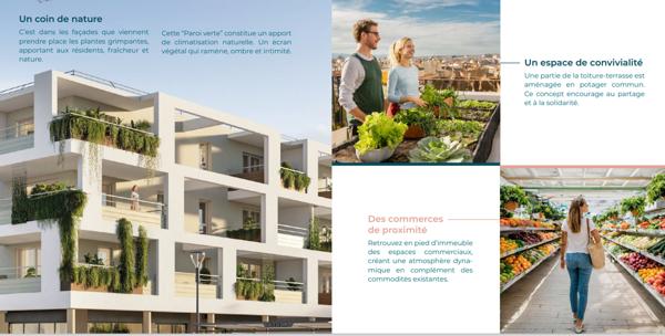 Un habitat tourné vers la nature, T4  de 98 m², avec terrasse