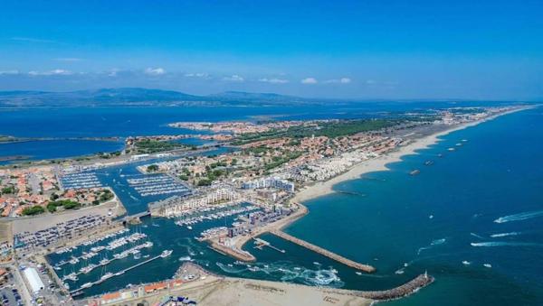 Appartement à vendre, 3 pièces, 52m², le Barcarès (66), vue port, exposition Sud/Est