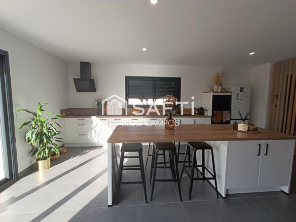 Maison contemporaine T4 127m² avec suite parentale