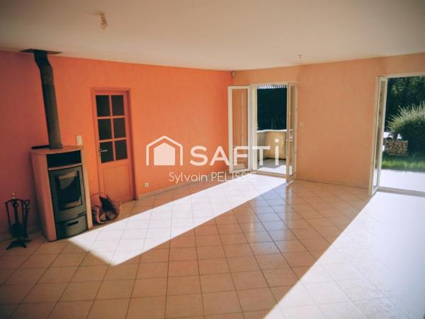 Maison 126 m². Calme total, sans vis-à-vis.