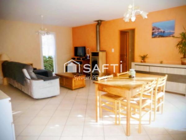 Maison 126 m². Calme total, sans vis-à-vis.