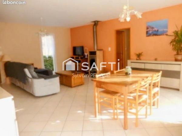 Maison 126 m². Calme total, sans vis-à-vis.