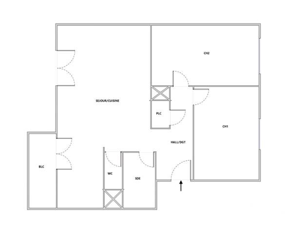 Appartement à vendre 3 pièces 58 m² Marseille 13