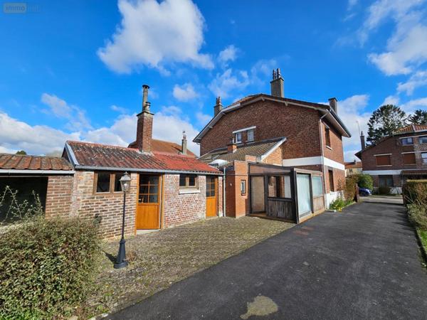 Maison de ville à vendre à Aulnoye-Aymeries dans le Nord (59620), ref : 000153