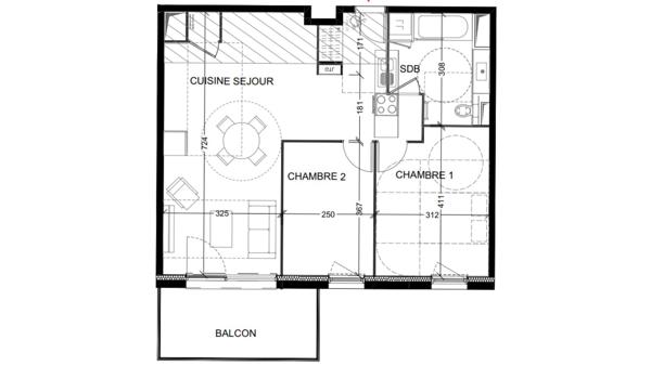 Appartement (neuf) à vendre 3 pièces 61 m² Sourcieux-les-Mines