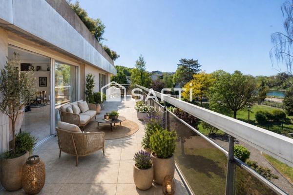 Appartement d’exception face à la Marne avec terrasse panoramique de 123 m² et rooftop privatif de 86 m²