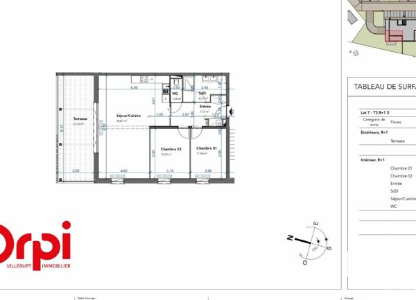 Appartement à vendre    3 pièces •  Haucourt-Moulaine