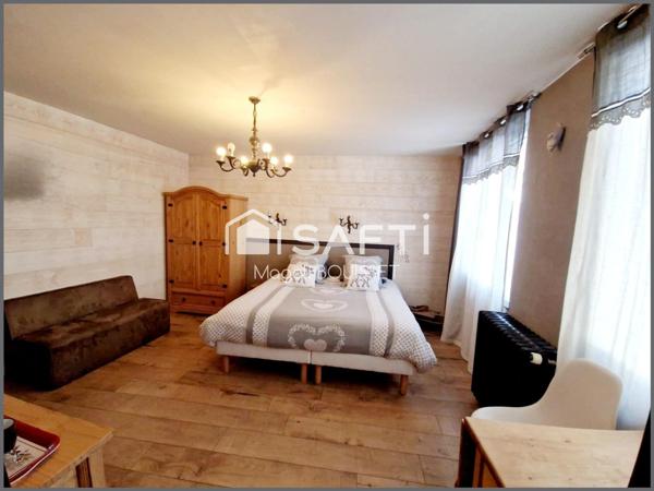 Investisseur qui cherche plus qu'un chiffre d'affaires, Chambres d'hôtes, dont 8 chambres, offrant un bon rendement annuel de 100 000 €.