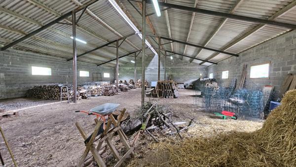 Propriété avec sous-sol total, hangar et plus de 2 hectares de terrain à Maulévrier