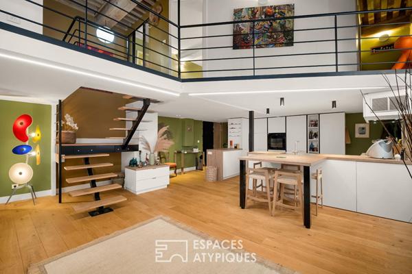 Duplex style loft entièrement rénové