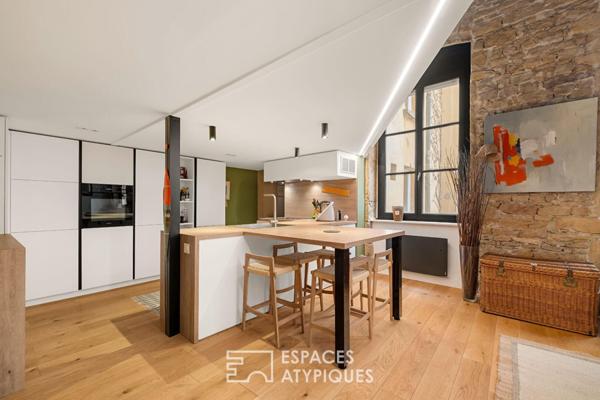 Duplex style loft entièrement rénové