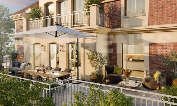 T3 neuf 79 m² – Terrasse & jardin – Orientation Sud-Ouest 