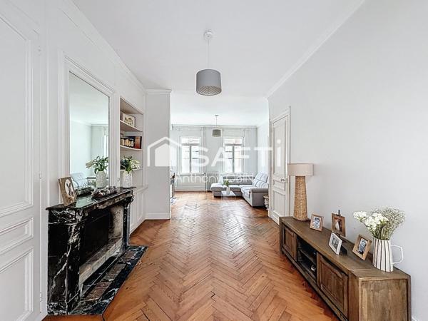 Maison 4 chambres, grande pièce de vie, jardin, cave