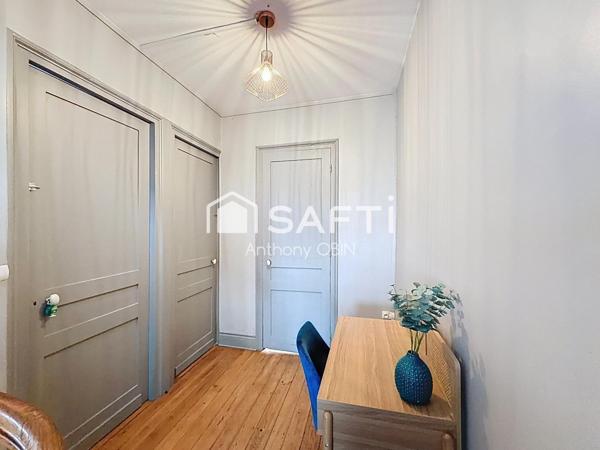 Maison 4 chambres, grande pièce de vie, jardin, cave