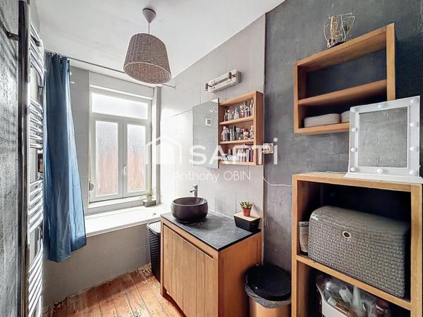 Maison 4 chambres, grande pièce de vie, jardin, cave