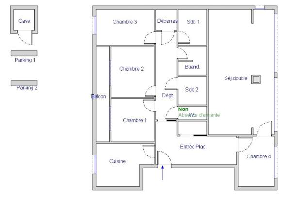 Rueil-Malmaison (92500) RUEIL-MALMAISON - APPARTEMENT FAMILIAL 6 PIÈCES TRÈS LUMINEUX AVEC GRANDES BAIES VITRÉES