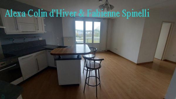 Appartement F3 en résidence, 1 place de parking 5min du centre ville de Soissons