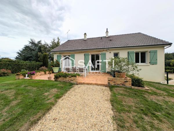 Maison 88 m² rénovée avec superbe jardin au calme