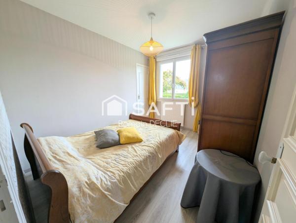 Maison 88 m² rénovée avec superbe jardin au calme