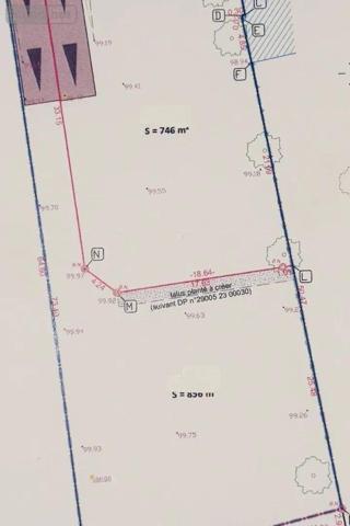 Terrain à Batir à vendre à Baye dans le Finistère (29300), ref : TM399