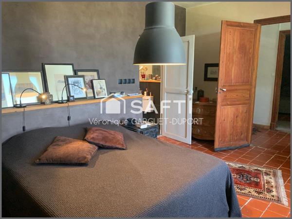 Demeure de caractère de 310m2 avec jardin, piscine, garage et gite