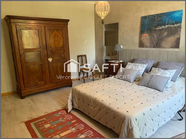 Demeure de caractère de 310m2 avec jardin, piscine, garage et gite