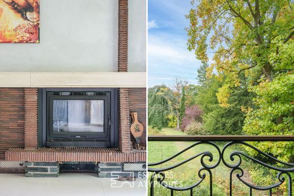 Maison des années 70 dans son parc arboré