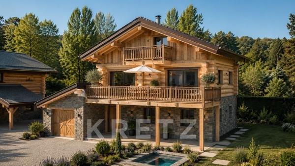 À Font-Romeu, dans un écrin naturel baigné de lumière, ce chalet aux prestations soignées incarne un